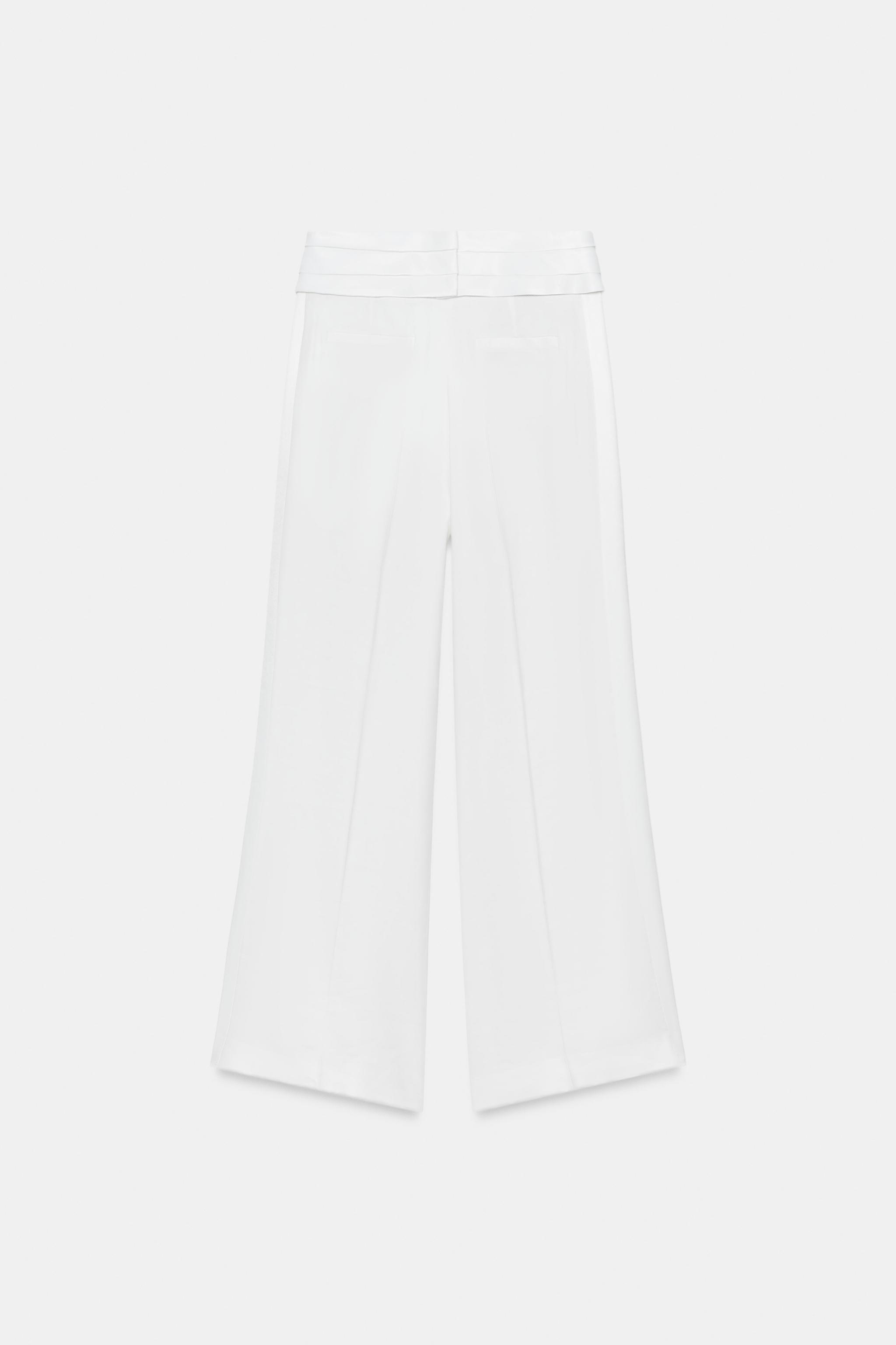 PANTALON CEINTURE EN LIN ZW COLLECTION